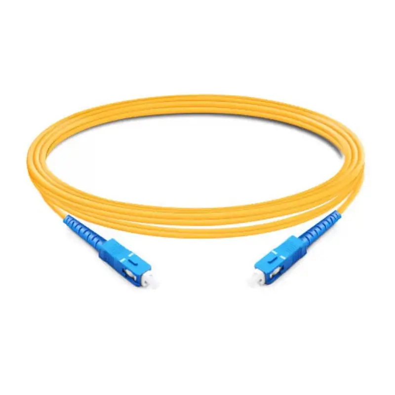 2PCS Simplex OS2 Single Mode SC UPC to SC UPC LSZH 2.0mm Fiber Optic Cable