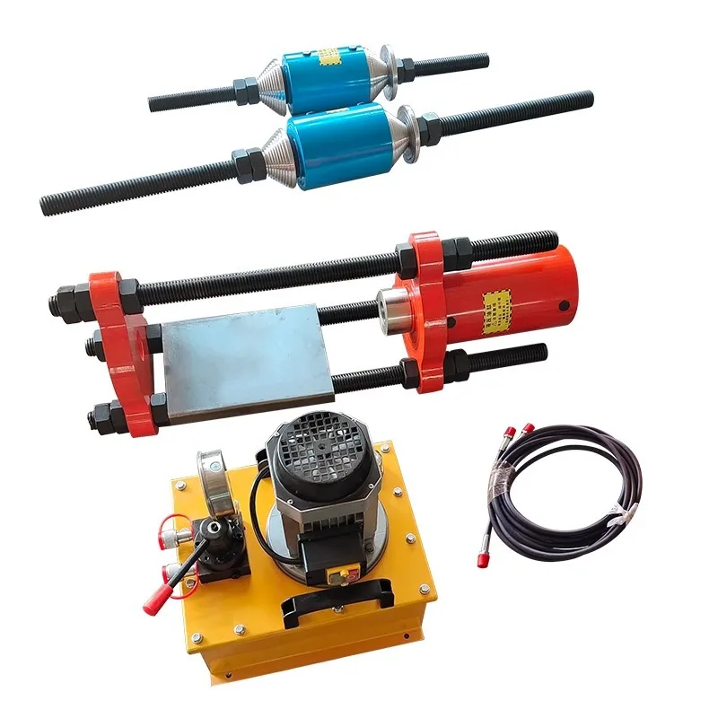 Hydraulic excavator, electric chain pin machine, portable pin remover