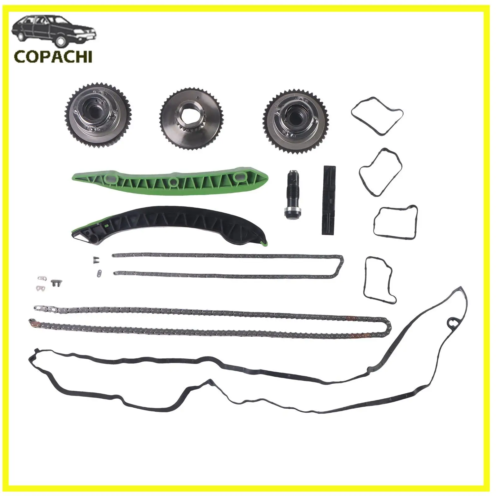

M271 Engine Timing Chain Kit Camshaft Adjuster2710501500 2710501400 2710502547 for Mercedes W203 W204 SLK250 E250 C200 C-CLASS