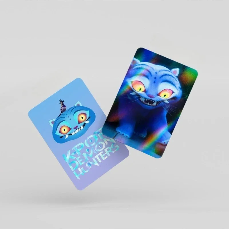 30 pezzi di carte laser LOMO K-POP Demon Hunterss Girl Group Cute Tiger Anime Set da collezione per i fan Carte olografiche Regali