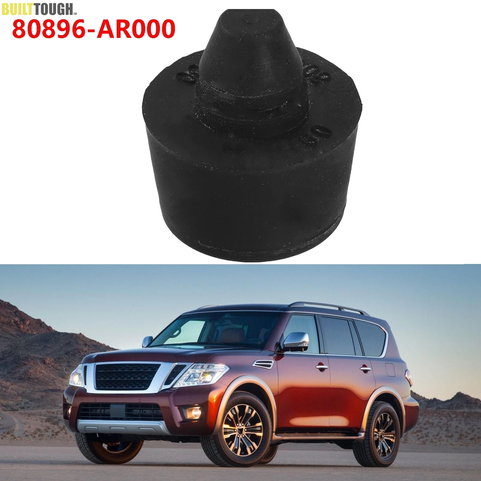 For Nissan Armada Patrol Y62 2017 - 2021 Rubber Bumper Door Stopper Buffer Car Door Dampers Stopper Auto Accessories 80896-AR000