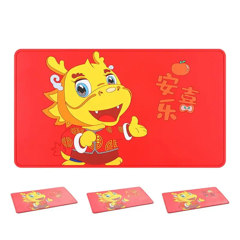 Car Dashboard  Non Slip Pad Year of the Dragon Dash Pad Heat Resistant 27x15cm auto Dash Sticky Pad interior accessories