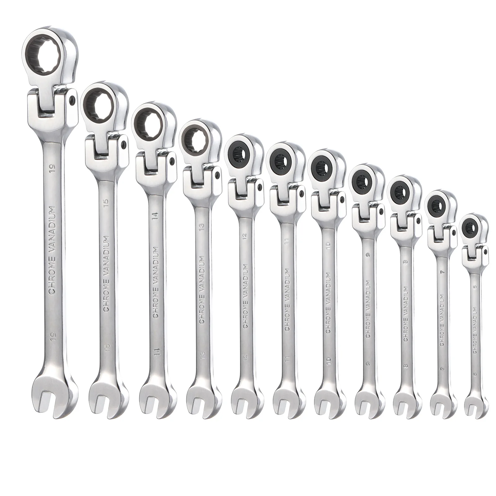 Professional commercial combination wrench set hand tools
