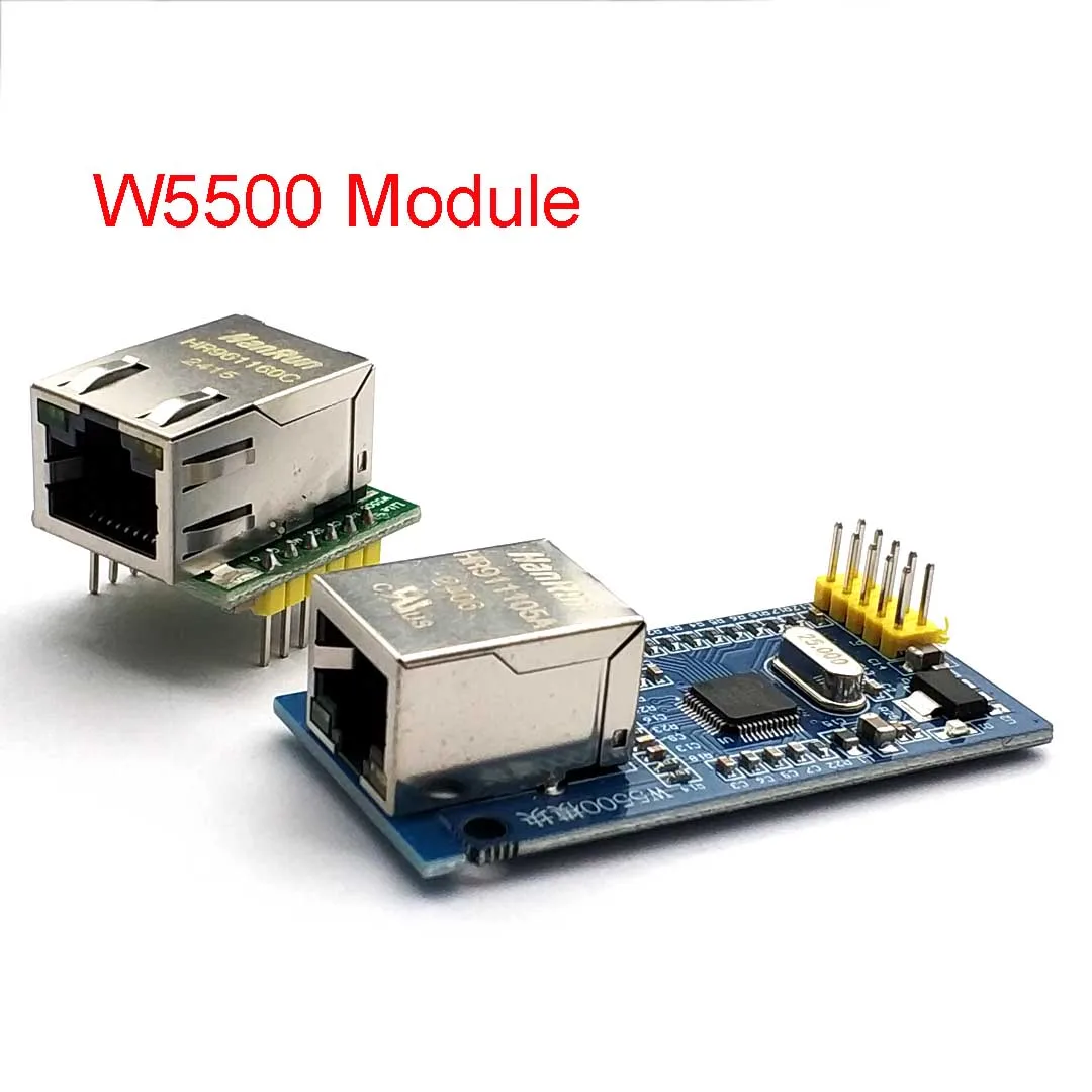 W5500 Ethernet Shield LAN Network Module Support TCP/IP 51/ STM32 Microcontroller Program with 32k Bytes SPI 3.3V/5V Over W5100