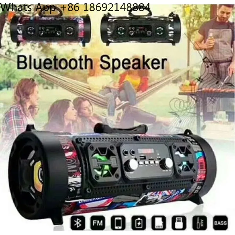 New Wireless Karaoke Smart Bluetooth Speaker Car Audio Subwoofer Gift Computer