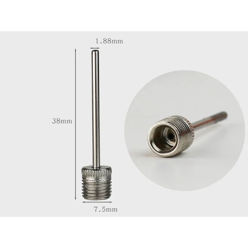 축구 농구 모든 스포츠 니들 펌프 어댑터, 7.5mm 직경 자전거 도구 액세서리, 세트당 5 개