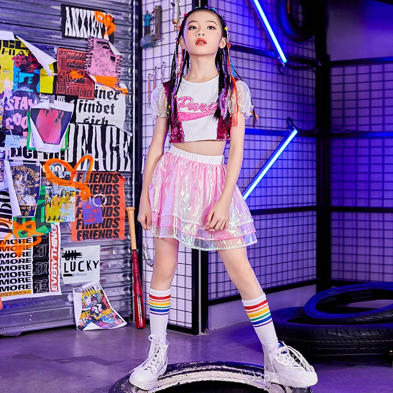 

Children's Jazz Trend Clothing Children's Group Performance Clothing Hip Hop Street Dance Clothing Fashion Walk Show Dance