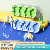 Juego de 2 Moldes de Helado de Dinosaurio