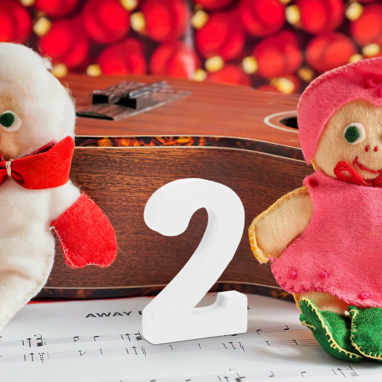 

10pcs Wooden Number Decorations Rustic Style Unfinished Craft Signs Diy Home Wedding Party Wall Table Top Decor Multi-Function