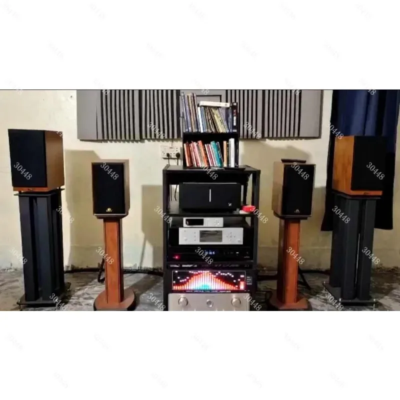 1U 2U 3U Rack-Mount Music Spectrum Light Remote Sound & Wired Control Animated Clock Full-Color RGB Rhythm Audio Light