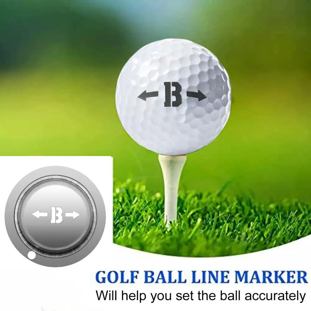 Stainless Steel Golf Ball Line Marker Stencil DIY Personalized Golf Marker Golf Alignment Tool 골프 Accessories