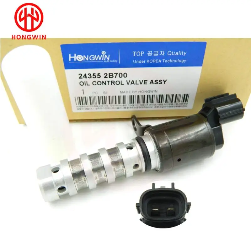 

OEM No.:24355 2B700 Timing Solenoid Oil Pressure Control Valve Fits HHyundai Accent Elantra Sonata Veloster Kia Rio Optima Soul