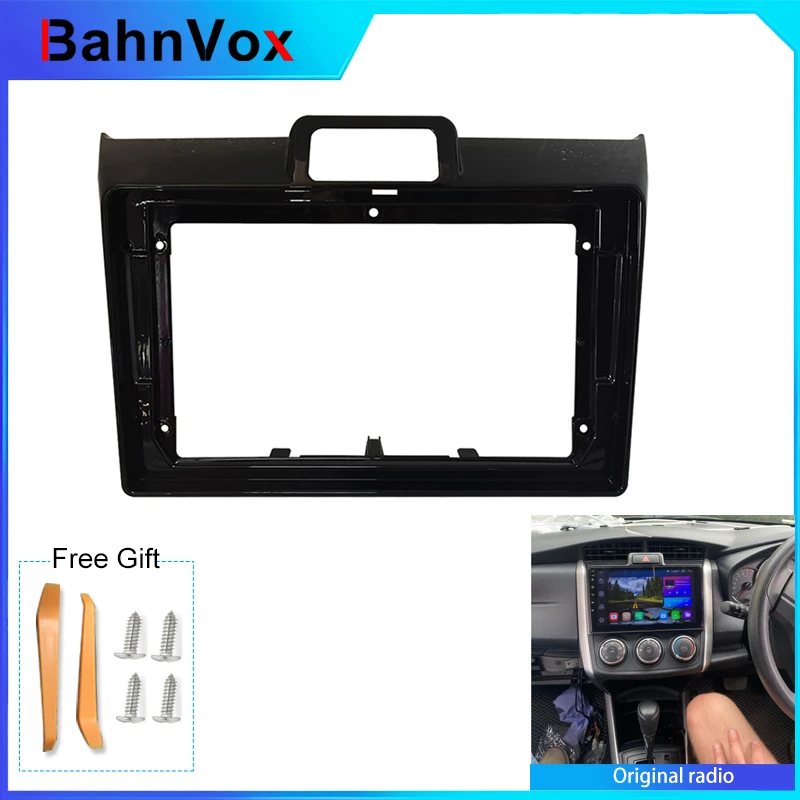9 inch Android Car Radio Frame for Toyota Corolla Axio 2 Fielder 3 E160 2012-2021 Fascia Bezel Panel Adapter Wire Harness