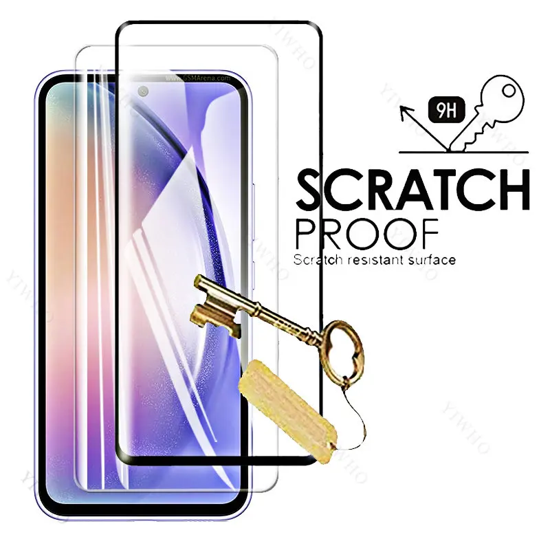 Закаленное стекло для Samsung Galaxy A54 5G A34 A14 A04 A04S A24 A04e, защитные пленки для экрана A 54 34 14 4G 04 S E 04 04e, 5 шт.