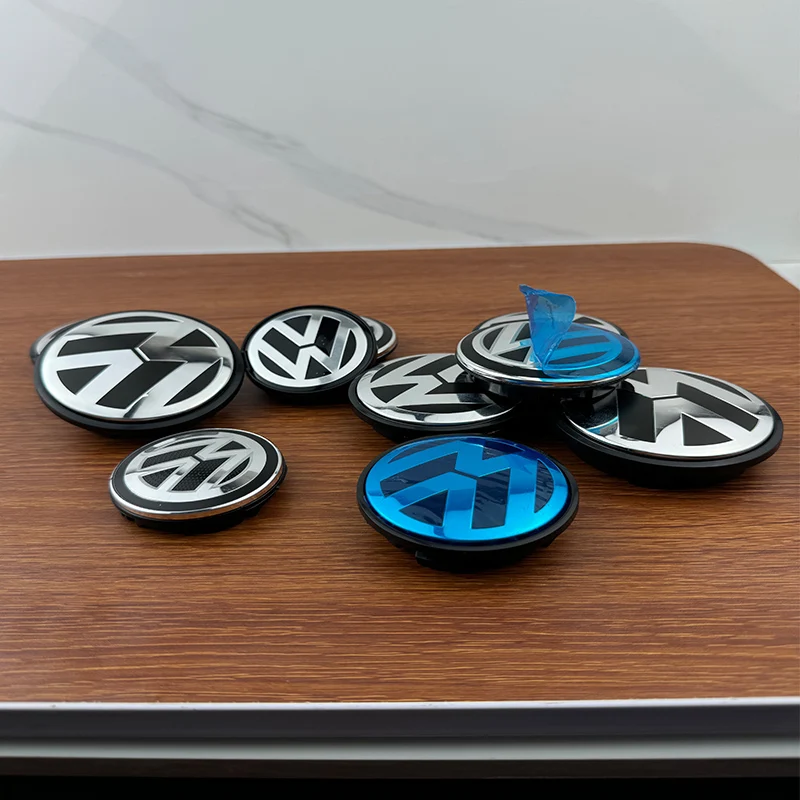 4pcs 55MM 56MM 65MM 70MM Car Styling Wheel Center Cap Hub Covers Badge For VW Volkswagen Golf Polo Passat 3B7601171 1J0601171 view 6