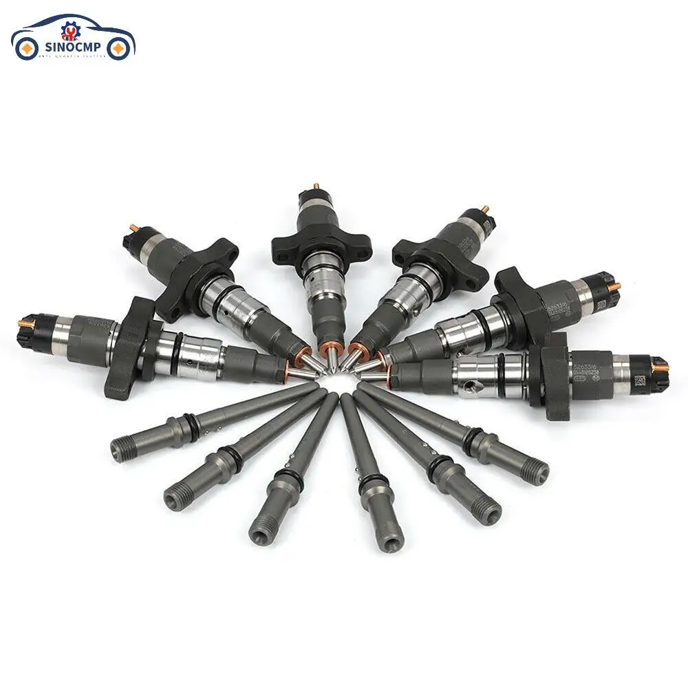

0445120238 1Set Diesel Fuel Injectors Nozzle For Late 2004 2004-2009 Dodge Ram Cummins 5.9 Car Accessories Parts Replacement