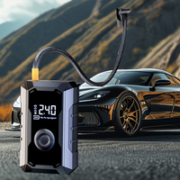4 in1 Car Jump Starter Air Pump Portable Power Bank LED Lighting Tyre Inflator Battery Charger Booster Starting Device