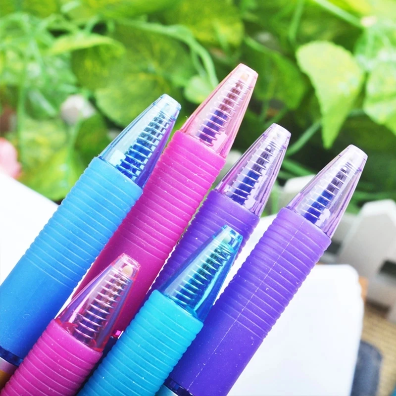 Lösbarer Tintenstift mit großer Kapazität, 0,5 mm Push, automatischer Gelstift, waschbarer Griff, magische löschbare Nachfüllungen, Stangen, längeres Schreiben, Schule – Detail 3