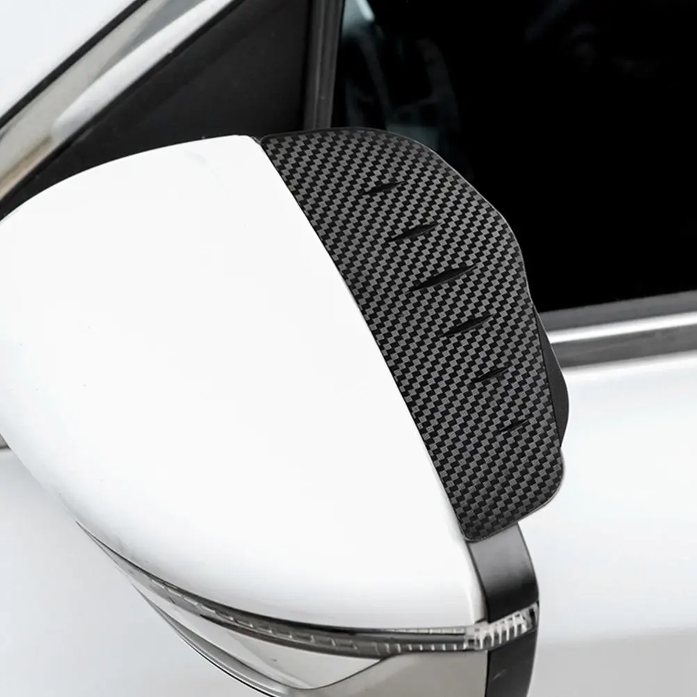 

1 пара накладок-козырьков на боковые зеркала заднего вида, защита от дождя и солнца, легко устанавливаются, универсальные, для безопасного вождения