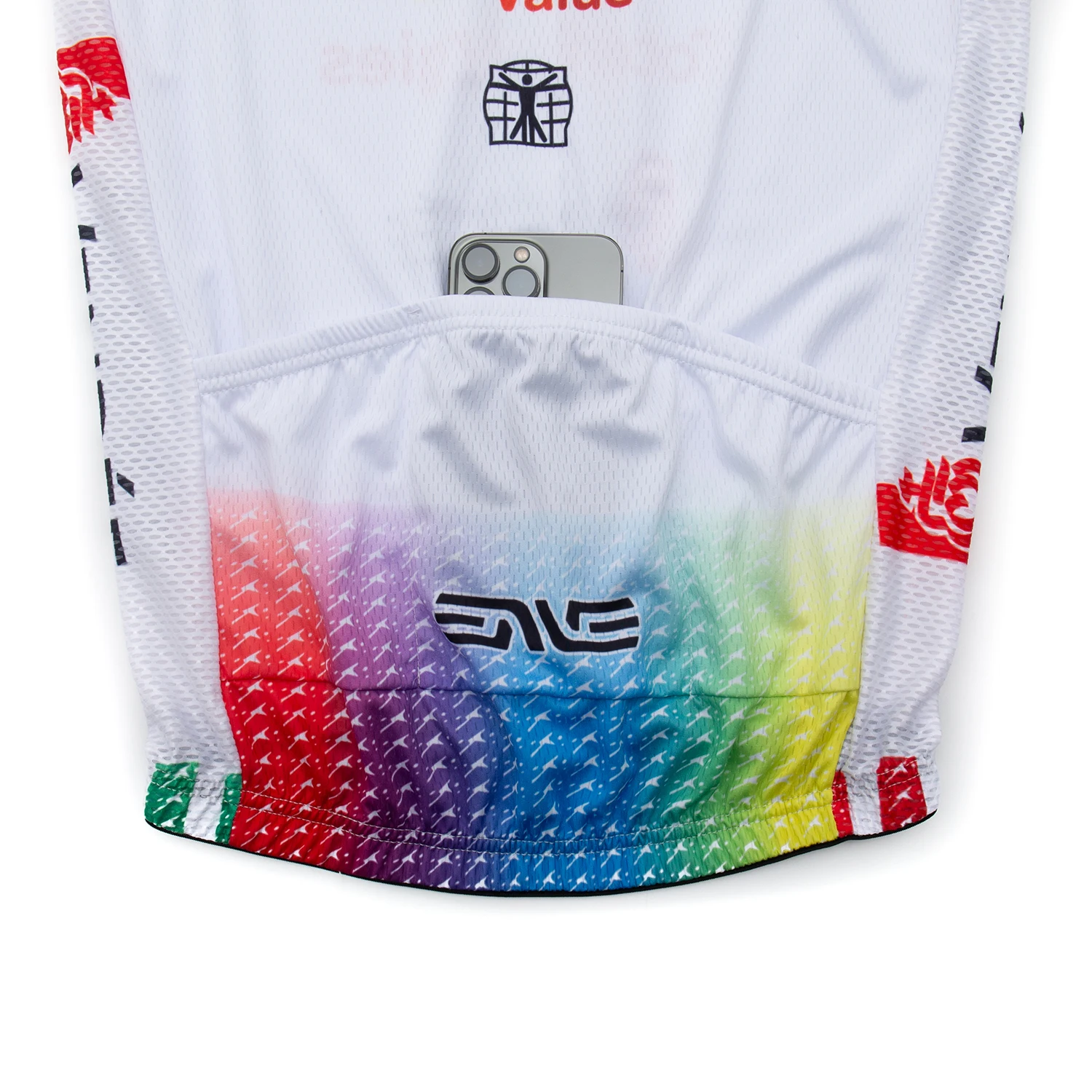 Neues Fahrradtrikot der VAE, weiß, TOTAL Team, Fahrradtrikot- und Shorts-Set, für Herren und Damen, schnelltrocknend, Ropa Ciclismo, professionelle Fahrradbekleidung, T-Shirt. – Detail 6