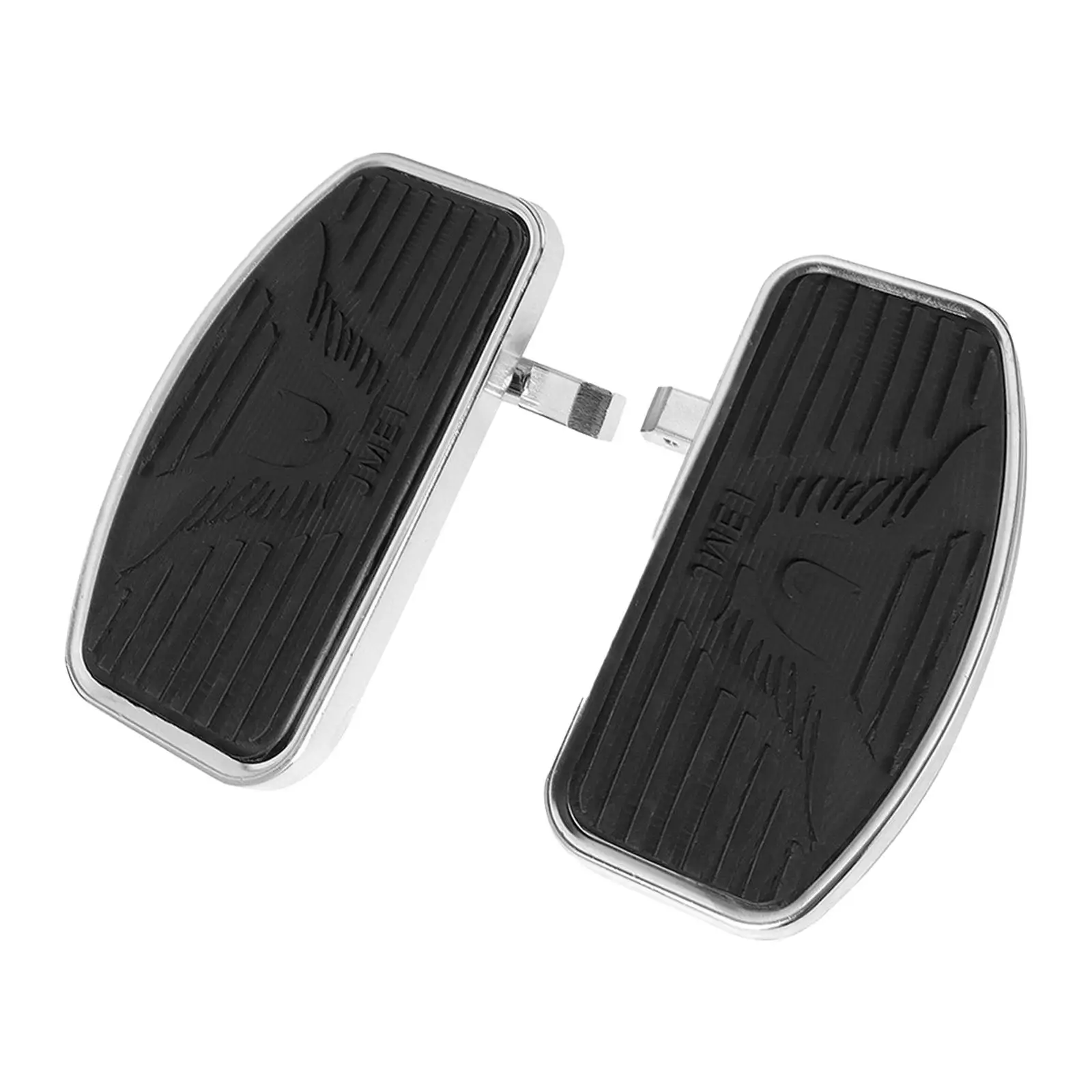 2x Motorcycle Foot Pegs Comfortable Sturdy Compatible Spare Parts Simple Installation Footrest Rest Footpegs for Suzuki M50 image 2