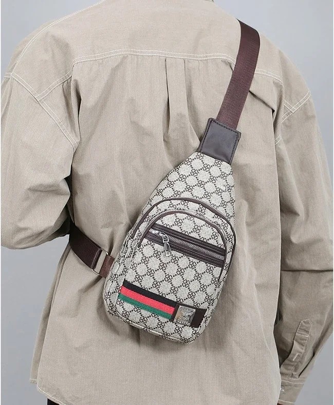 Universelle Multifunktionale Umhängetasche für Herren/Damen, Schulter-Crossover-Brusttasche, lässige Handtasche mit Kopfhörerfach – Detail 21