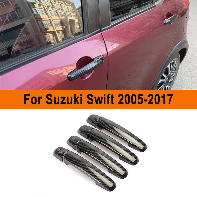 

Car Door Handle Cover Trim Sticker Styling Auto Exterior Accessories For Suzuki Swift 2005-2017 2016 2015 2014 2013 2012 2011