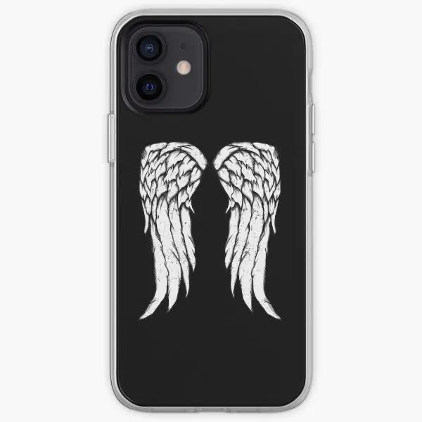 Daryl Dixon Wings Zombie Iphone Tough  Phone Case Customizable for iPhone 11 12 13 14 Pro Max Mini X XS XR Max 6 6S 7 8 Plus