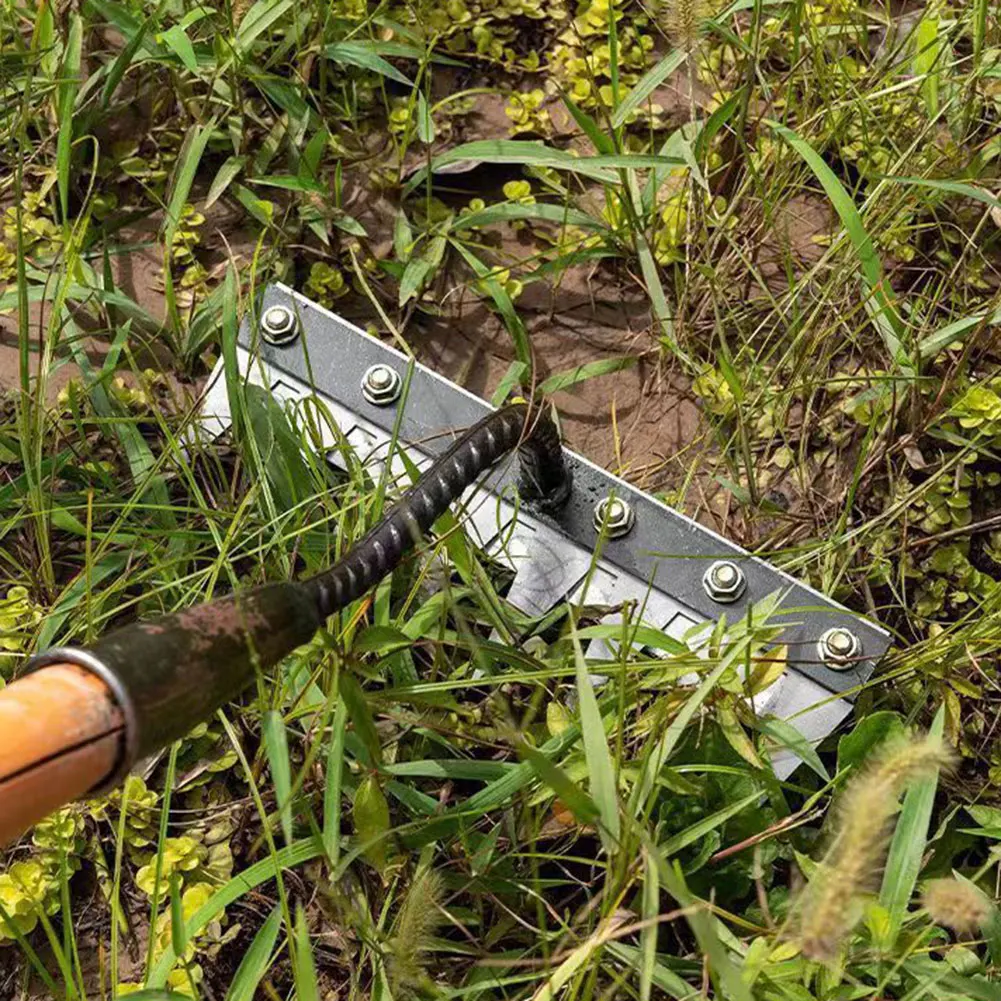 

Weeding Hoe Rake With 5/6/7/8 Tines Steel Farm Tool For Grasping For Planting Weeding