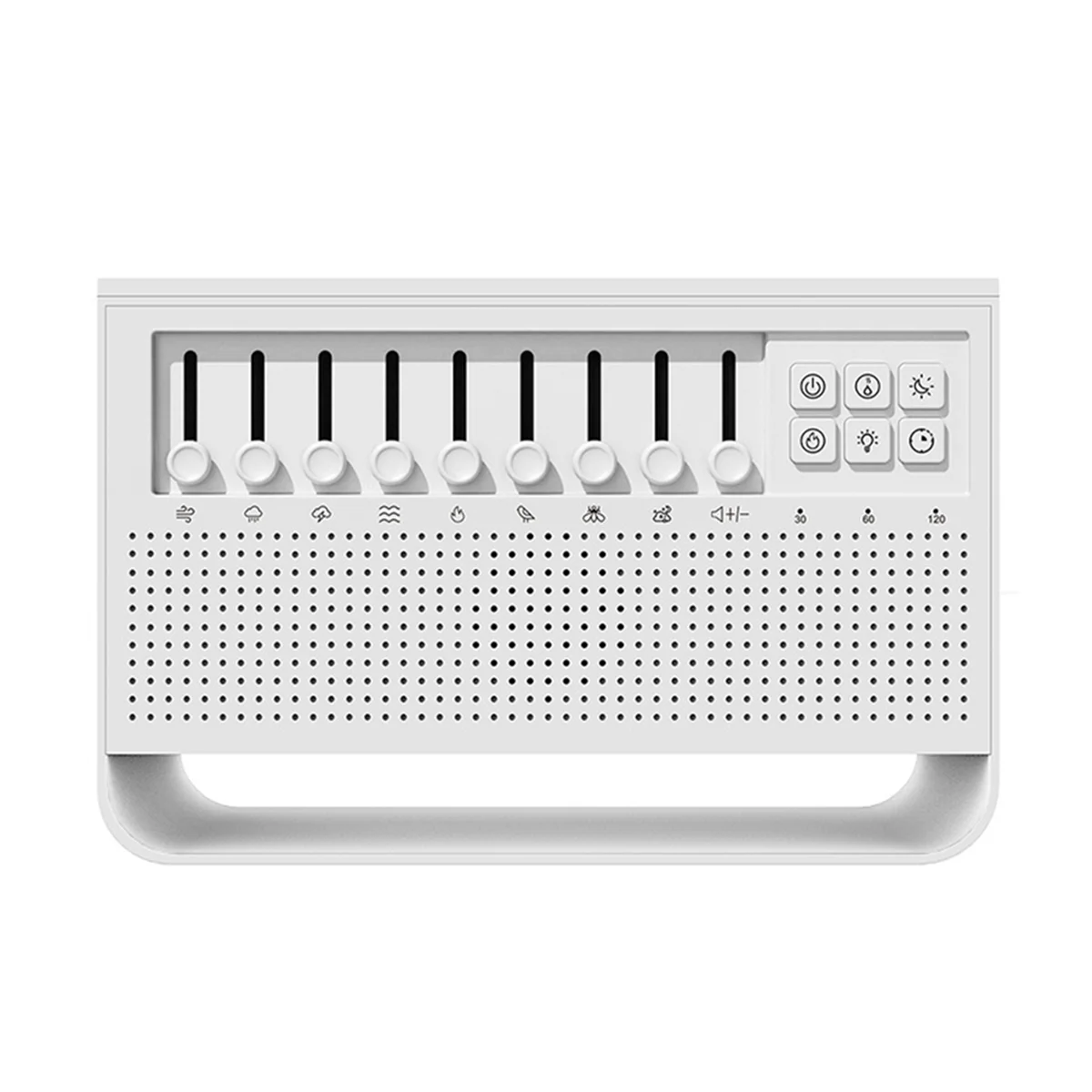 AD41-مكبر صوت بلوتوث مع 8 أنواع من موسيقى النوم بالضوضاء البيضاء 200 مل مرطب هواء للعلاج العطري محاكاة لهب ليلاً