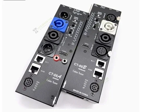 HDMI automatic audio, XLR signal tester, CT-88 separate multi-function cable tester, can measure 16 kinds