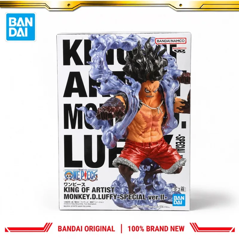 Oferta Especial: Figura de Acción Original Bandai Banpresto de Lilo & Stitch y Monkey D. Luffy, Muñeco Mol Nuevo en Caja, Personaje de Anime