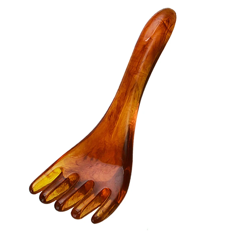 Five-claw head massager, comb scalp, scratch the head, artifact beeswax