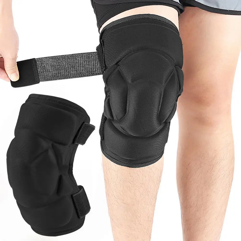 Elasticized Knee Pads for Optimal Comfort Thick Sponge Knee Pad for Men Women Anti-slip Protective Sleeve Collision for Football