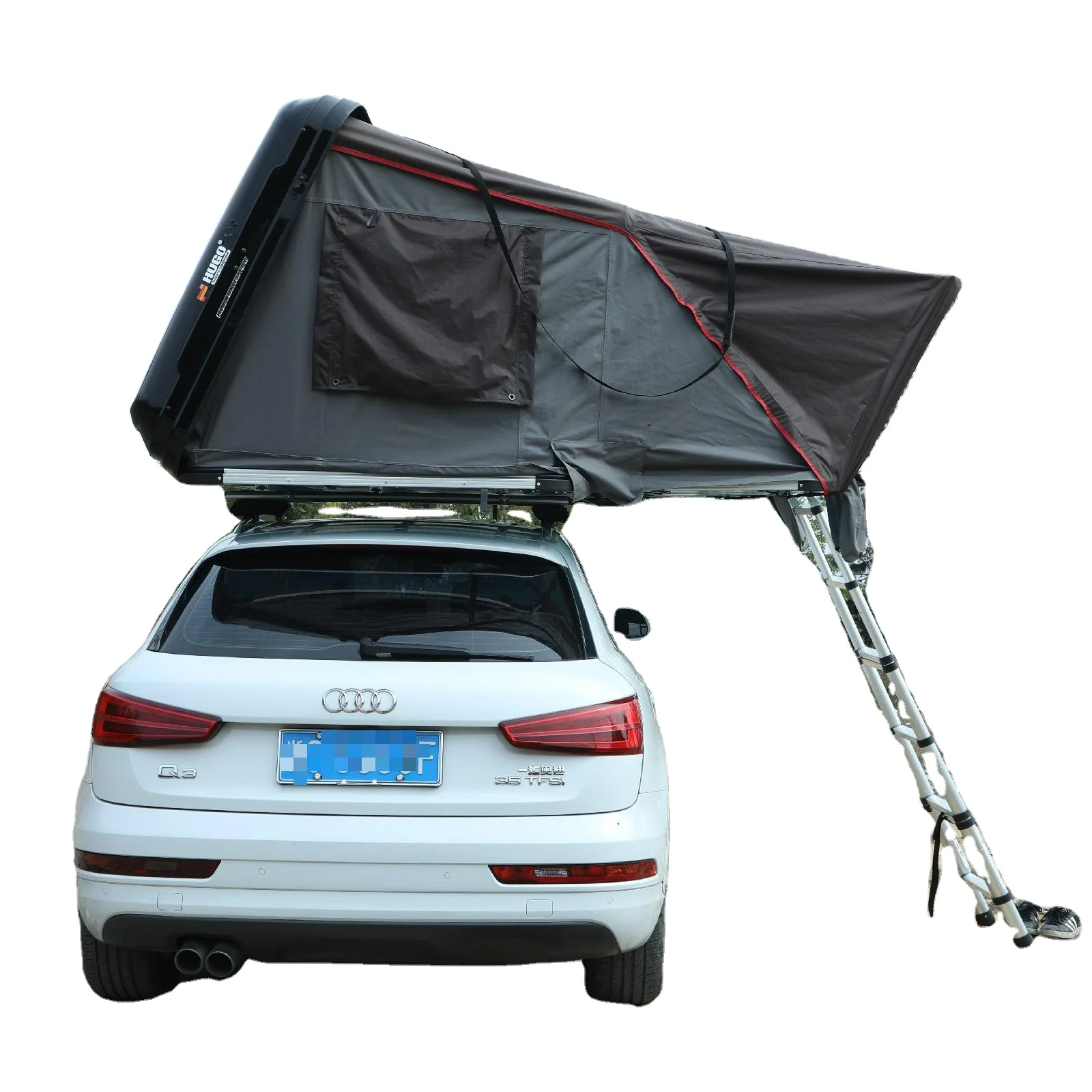 ENJOIN 4 Person 4x4 Automatic SUV Car Hard Shell Roof   Tent for Camping Rectangular Convenient Travel Tent