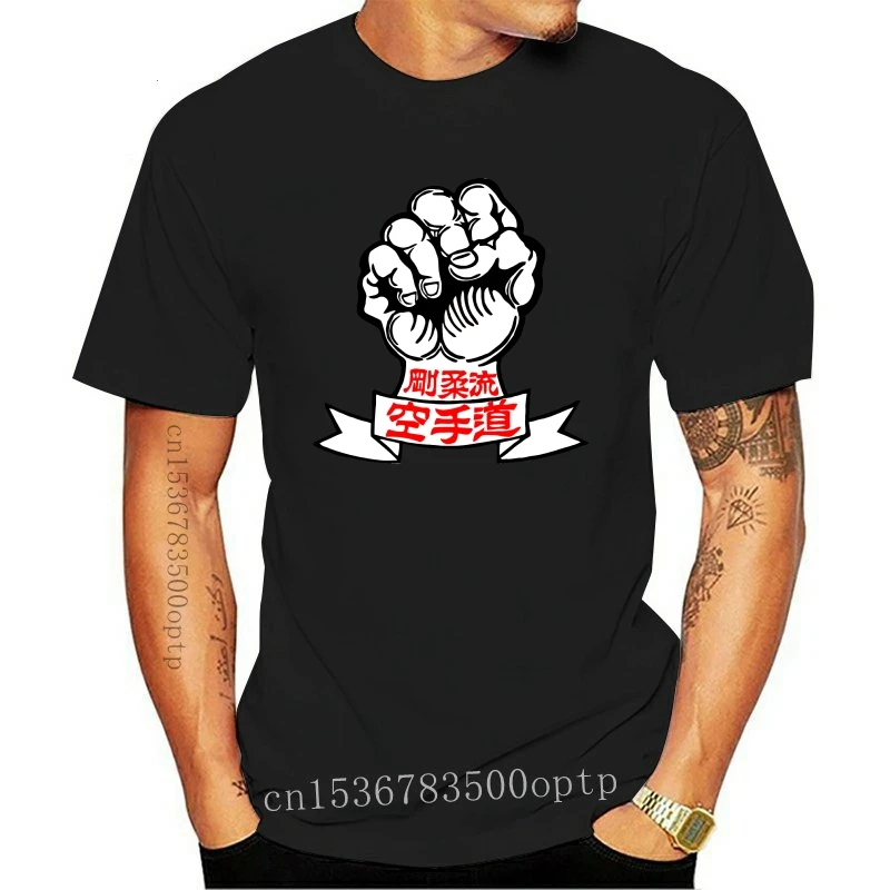 Goju Ryu Kai Karate Do Logo Black T-Shirt White Men'S Newest Fashion Cool Men Men Print Tee Cool Novelty Style Top T Shirt