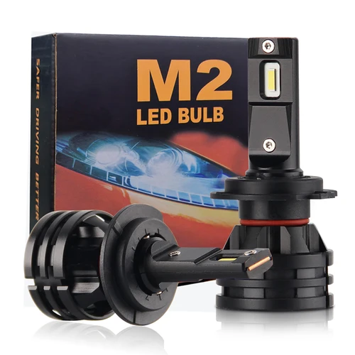 Imagen 1 del producto BraveWAY luces del coche H4 LED H7 16000LM H1 H3 H8 H11 LED Auto lámpara para bombillas de faro delantero de coche HB3 HB4 9005 Turbo 9006 bombillas LED 12V luces led para auto