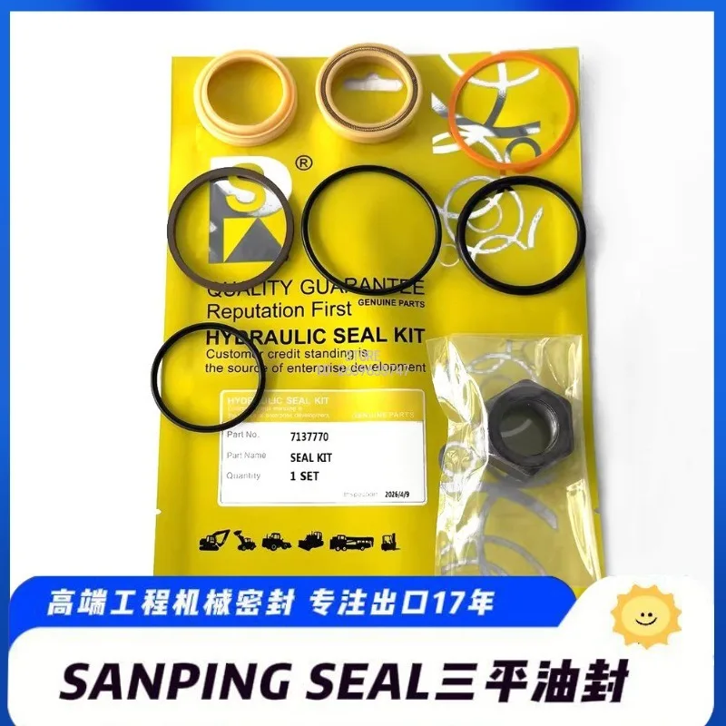 For 7137770 Seal Kit O-Ring Skid Steer Loader Parts Cylinder Repair Kit