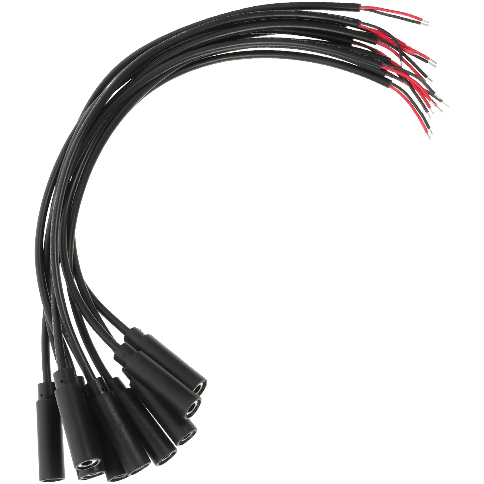 

10Pcs 3.5mm Female Plug Audio Cable Mono Bare Wire Open End Connector Repair Replacement Headphone Jack Cable Wired Headset