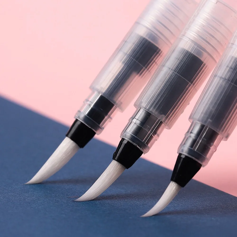 

Easy To Use Refillable Paint Brush Water Pen Portable Watercolor Brush Set Refillable Professional Soft Watercolor Brush Ink Pen