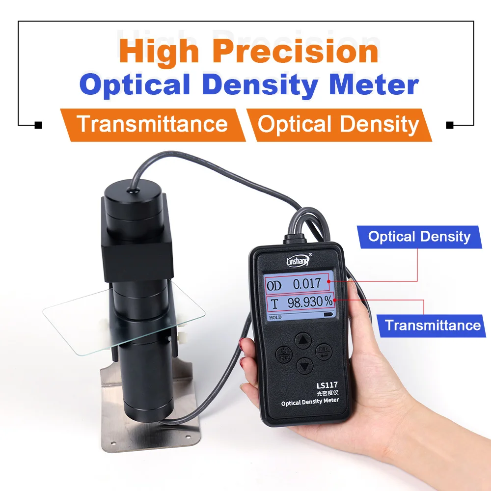 RTS LS117 High Precision Optical Density Meter OD VLT Semi Transparent Materials Visible Light Transmission Meter