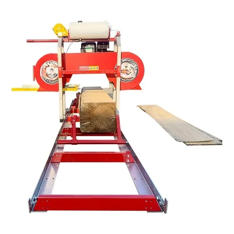Portable Mini Sawmill Chain Saw Horizontal Band Saw Mill for Woodworking CE Certified Portable Sawmill Chain Saw