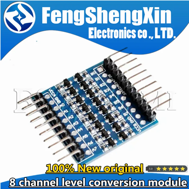 8-Channel Logic Level Converter Module 5V/3.3V IIC UART SPI TTL for Raspberry Pi - 8-Channel Level Conversion for Electronics
