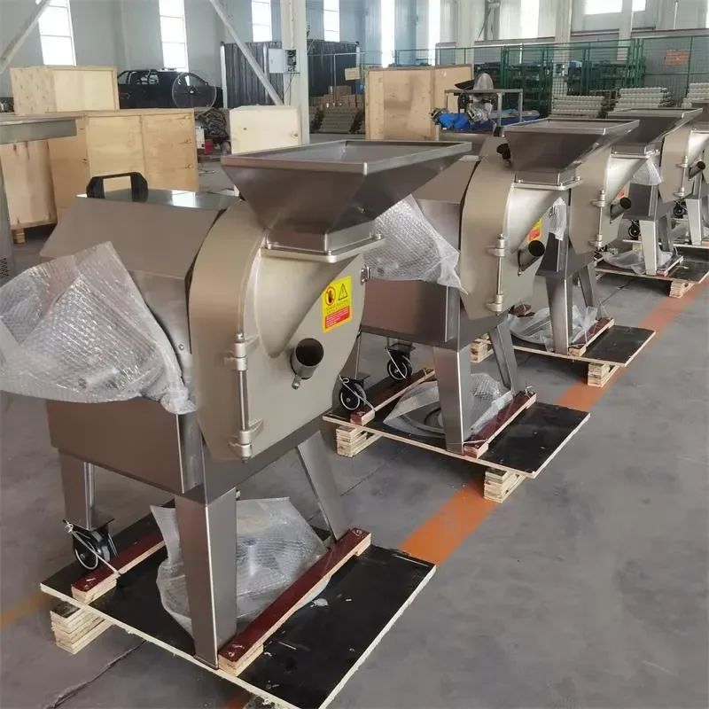 Three-in-one Multi-functional Fruit and Vegetable Cutting Machine Automatic Potato Slicer Vegetable Dicing Slicer