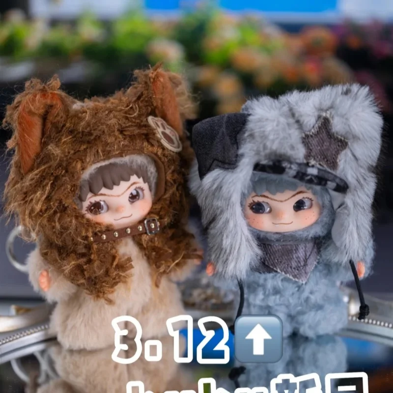 

new WAKUKU Collectible 11cm Dolls Animal Style Cute Big Eye Decor Gift For Doll Collectors Anime Fans（in stock）