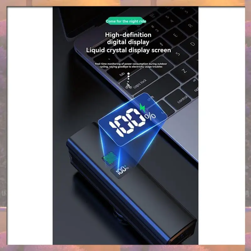 Luces de ciclismo de gran venta, luces de conducción nocturna con interruptor alto y bajo, carga de USB-C de 800 lúmenes para ciclistas y viajeros