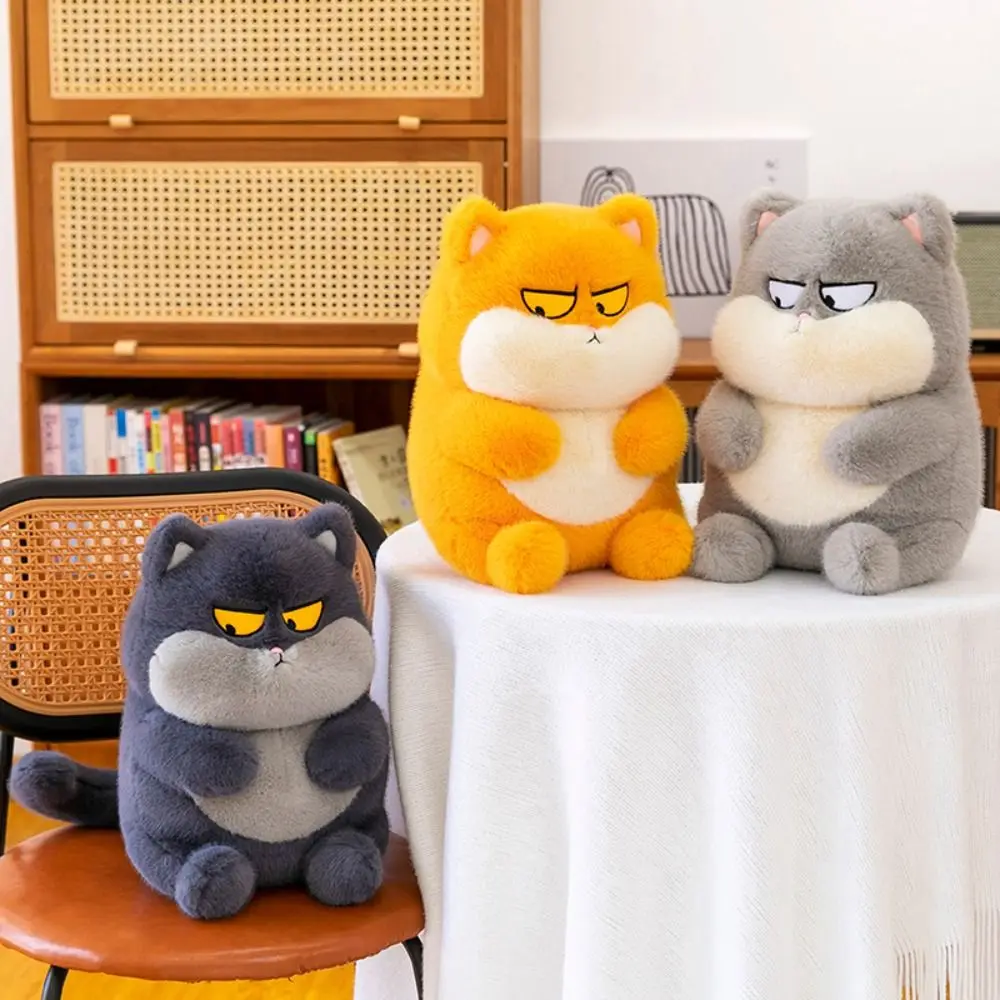 PP Katoen Dieren Kat Pluche Pop Pluizige Interactieve Kat Knuffeldier Pop Handgemaakte Zachte Kitty Knuffels Speelgoed