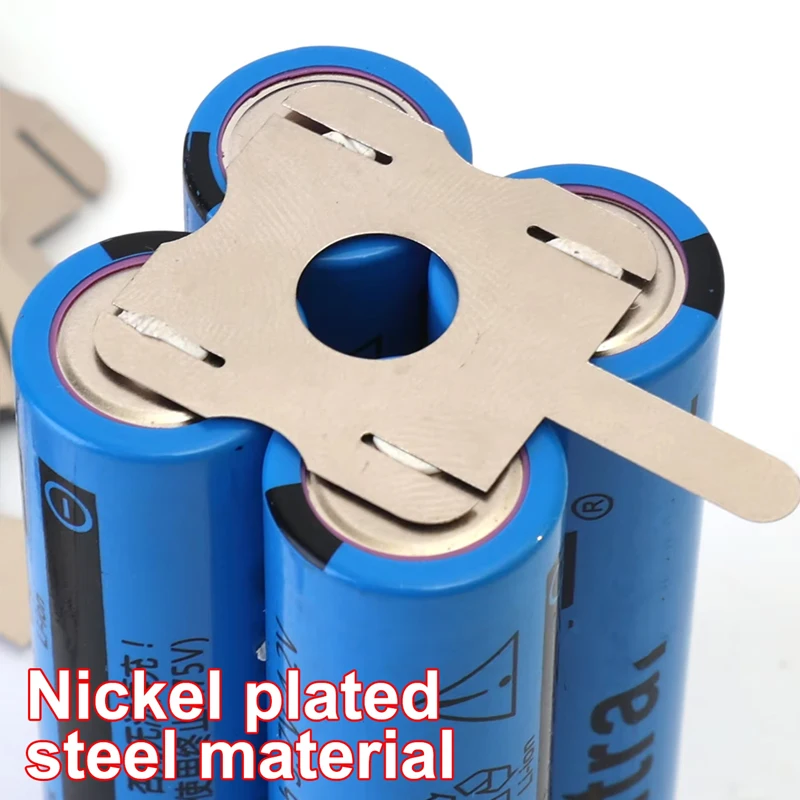 Welding Accessories for 18650 Lithium Battery Pack Connector Tab Spot Welding Nickle Plate Replacement Nickel-plated Steel Sheet