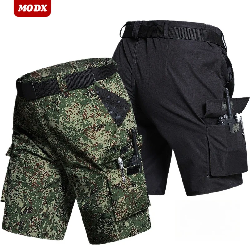 Tactical Army Green Five Point Shorts Outdoor Work Pants Men's Camouflage Special Forces Summer Training Shorts