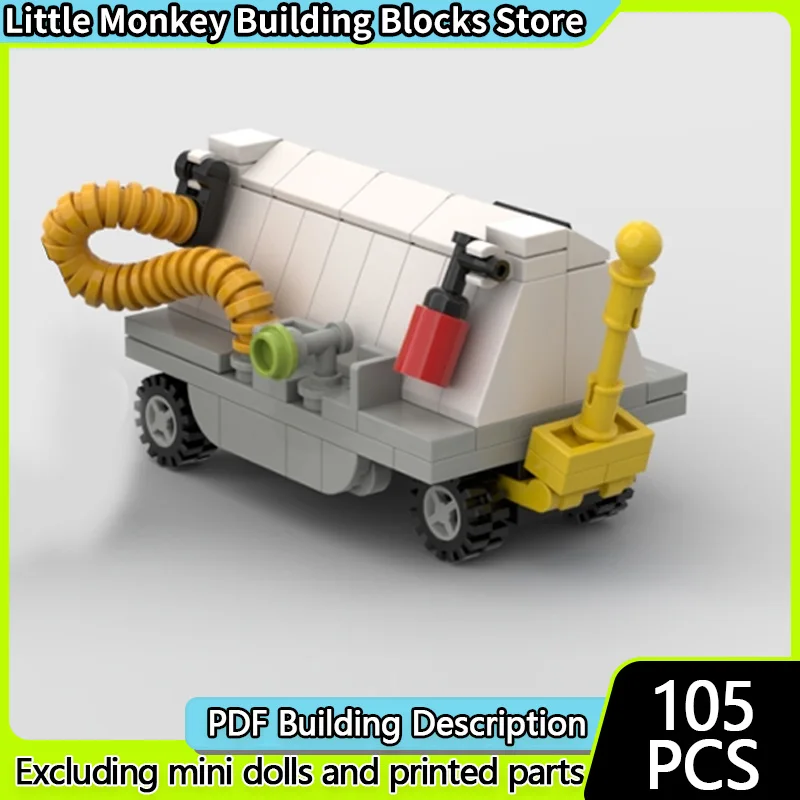 

Модель городской автомобиль MOC, строительные кирпичи, самолет, блок питания, модульная технология, детские праздничные подарки, сборка игрушек, костюм